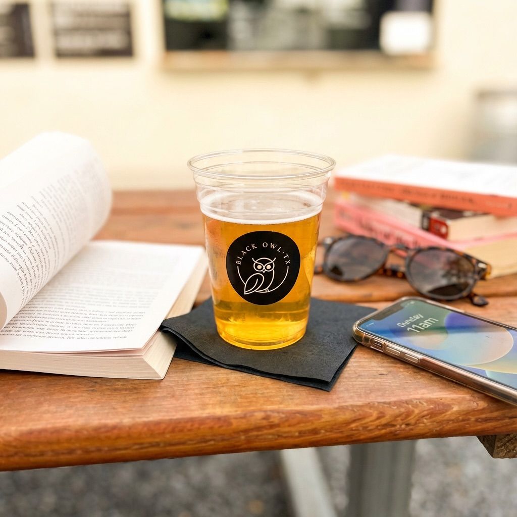 A beer and a book