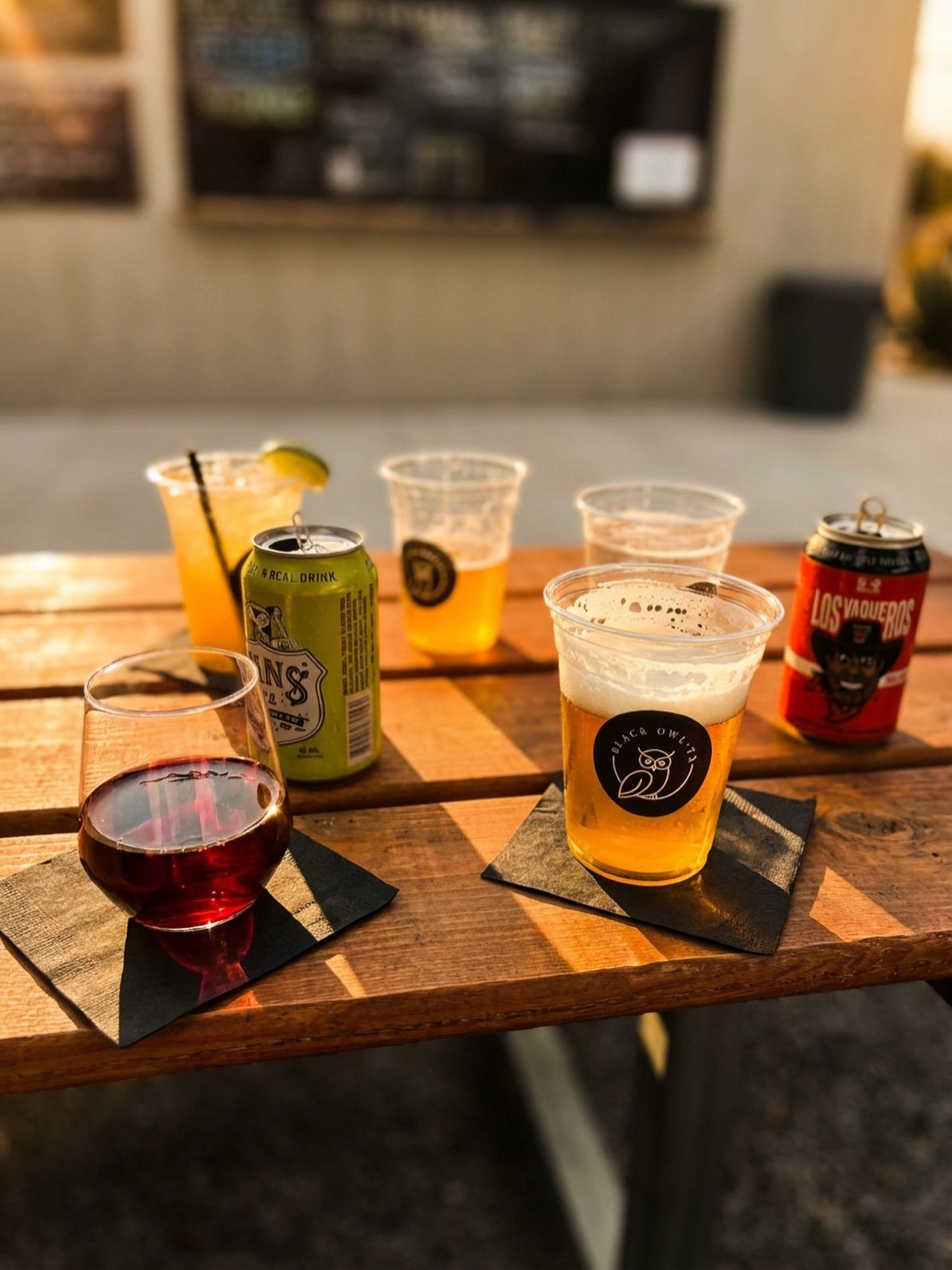 A round on the patio
