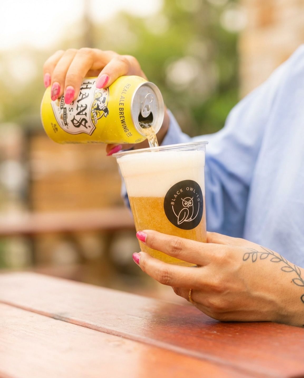 Cracking a cold one