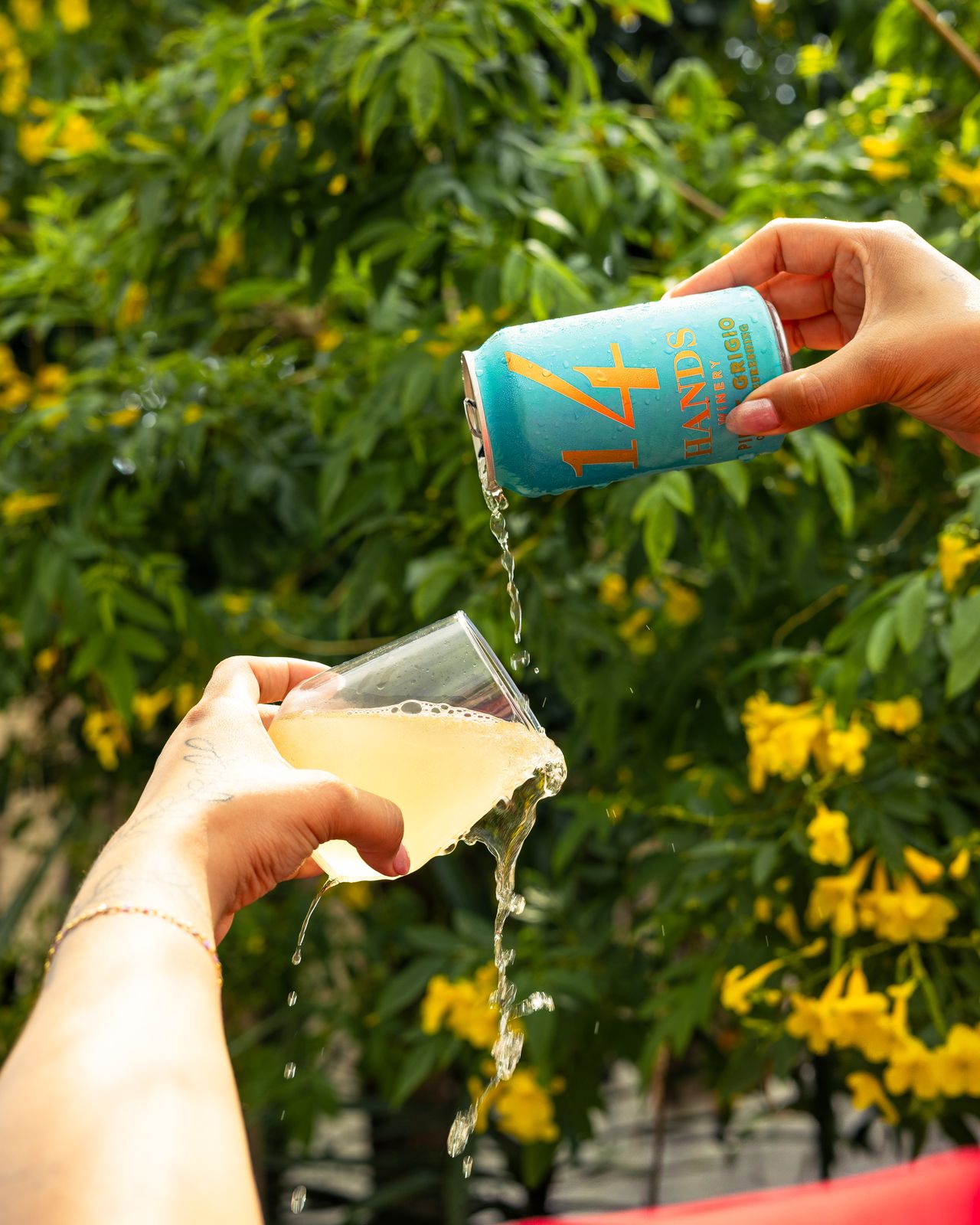 14 Hands, poured