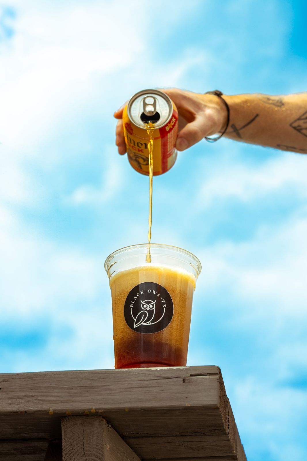 The pour